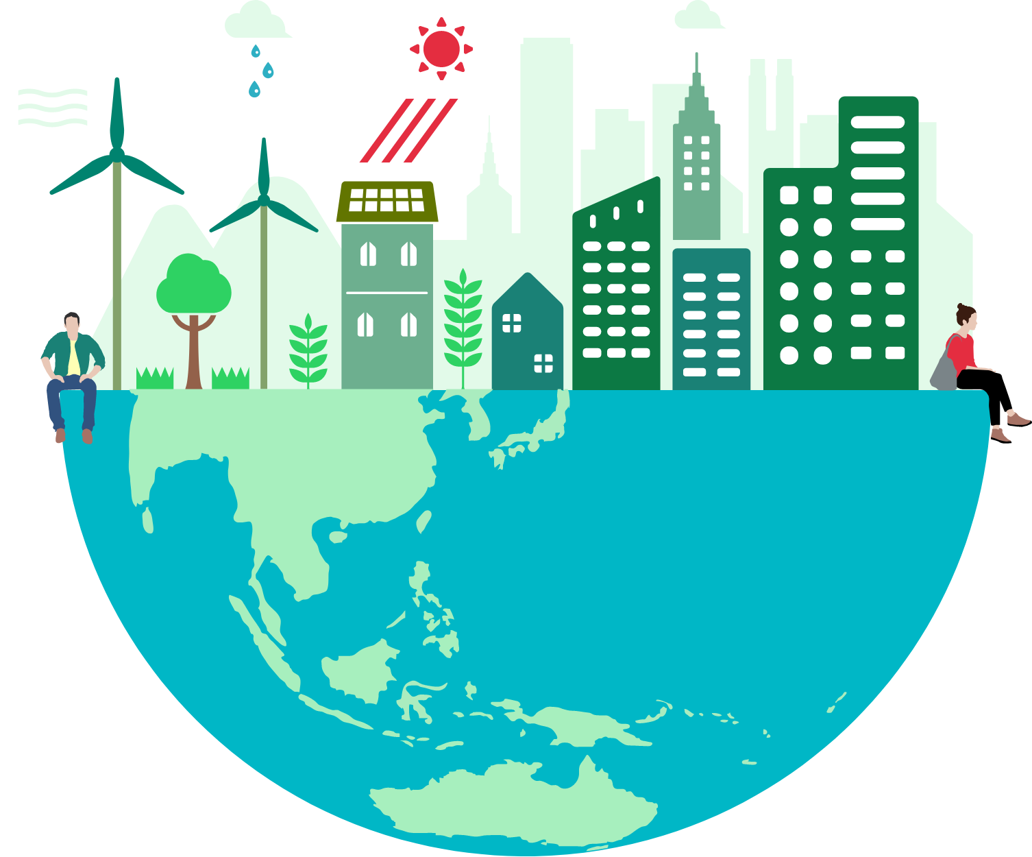 地球と社会を繋ぎ、未来を創る。