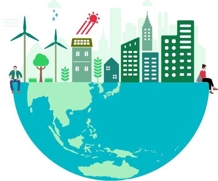 地球と社会を繋ぎ、未来を創る。